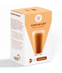 Кофейные капсулы Single Cup для Dolce Gusto CAFE AU LAIT 10 шт.