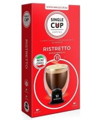 Кофейные капсулы Single Cup для Nespresso RISTRETTO 10 шт.