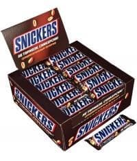 Батончик шоколадный Сникерс Snickers 50,5 г коробка 48 шт.