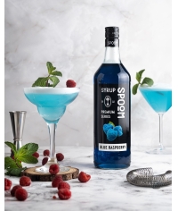 Сироп Spoom Blue raspberry Голубая малина стекло 1000 мл