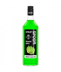 Сироп Spoom Green Banana Банан зелёный стекло 1000 мл