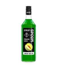Сироп Spoom Green MELON Зелёная дыня стекло 1000 мл