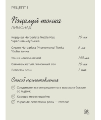 Сироп-кордиал Herbarista NETTLE KISS Крапива Клубника стекло 500 мл