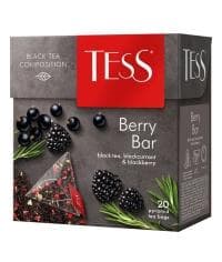 Чай TESS Berry Bar черный с добавками 20 пирам. × 1,8г