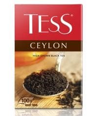 Чай TESS CEYLON черный листовой 100 г