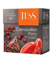 Чай TESS Cosmopolitan Party цветочный аром. (20 пирам. х 2г)