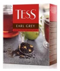 Чай черный TESS Earl Grey с ароматом бергамота 100 пак. × 1,8 г
