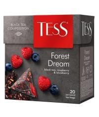 Чай TESS Forest Dream черный с добавками 1,8 г х 20 пирам.