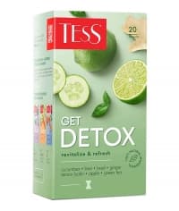 Чай TESS Get Detox зелёный с добавками 1,5 г х 20 пак.