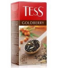 Чай TESS Goldberry черный облепиха айва 25 пак. х 1,5г
