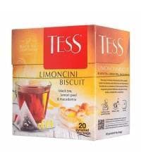 Чай TESS Limoncini Biscuit черный аромат. 20 пирам. × 1,8г