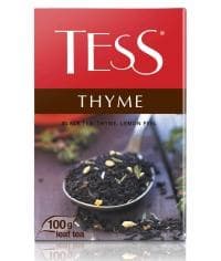 Чай TESS THYME черный байховый с чабрецом 100 г