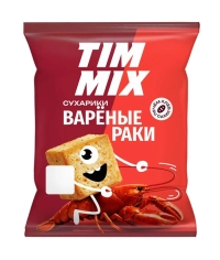 Сухарики TIM MIX Вареные раки 40 г