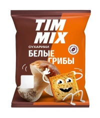 Сухарики TIM MIX Белые грибы 40 г