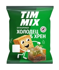 Сухарики TIM MIX Холодец с хреном 40 г