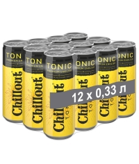 Тоник сильногазированный Chillout Premium English Чиллаут Премиум Инглиш 330 мл ж/б