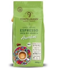 Кофе в зернах Tempelmann Espresso AURELIAS BIO 1000 г