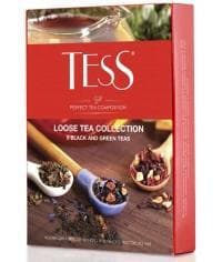 Коллекция TESS 9 вкусов черн. и зелён. листового чая 350г