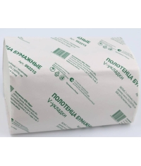 Полотенца бумажные Torus листовые V-сложение 1-слойные 23×23 см 200 л