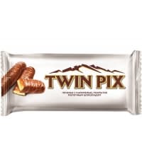 Печенье TWIN PIX с карамелью и молочным шоколадом 50 г