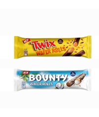 Трубочки вафельные TWIX Wafer Rolls 22,5 г