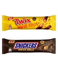 Трубочки вафельные Snickers Wafer Rolls 24 г