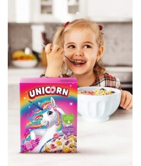Готовый завтрак UNICORN Радужные колечки с фруктовым вкусом 195 г
