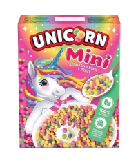 Готовый завтрак UNICORN Мини-шарики со вкусом клубники и яблока 195 г