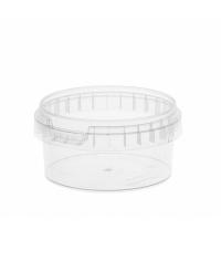 Банка под пресервы PP 210 мл Прозрачная С КРЫШКОЙ с контрольным замком d=95 мм