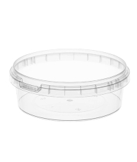 Банка под пресервы 500 мл Прозрачная С КРЫШКОЙ с контрольным замком d=140 мм