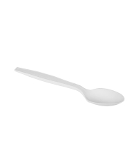 Ложка столовая Био Эко Люкс в индивидуальной упаковке 170 мм Белая