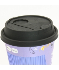 Крышка ВЗЛП тип М с заглушкой питейника d=90 Черная