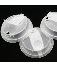 Крышка ВЗЛП тип М с заглушкой питейника d=90 Прозрачная