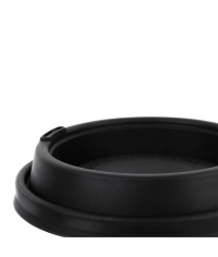 Крышка ВЗЛП тип И с узким питейником и заглушкой Черная d=80