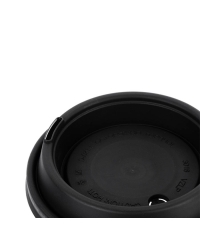 Крышка ВЗЛП тип И с узким питейником и заглушкой Черная d=80