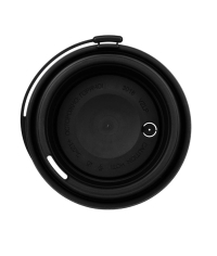 Крышка ВЗЛП тип И с узким питейником и заглушкой Черная матовая d=90