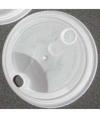 Крышка тип А без заглушки Прозрачная матовая d=90