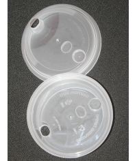 Крышка тип А без заглушки Прозрачная матовая d=90