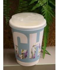 Крышка тип А без заглушки Прозрачная матовая d=90