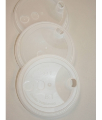 Крышка тип А без заглушки Прозрачная матовая d=90