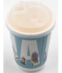 Крышка тип А без заглушки Прозрачная матовая d=90