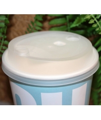 Крышка тип А без заглушки Прозрачная матовая d=90