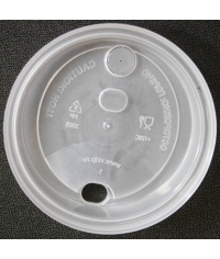Крышка тип А без заглушки Прозрачная матовая d=90