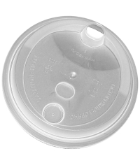 Крышка тип А без заглушки Прозрачная матовая d=90