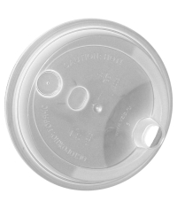 Крышка тип А без заглушки Прозрачная матовая d=90