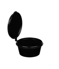 Соусник с внешним закрытием 80 мл Черный