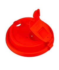 Крышка ВЗЛП тип E с заглушкой питейника d=90 Красная матовая