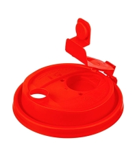 Крышка ВЗЛП тип E с заглушкой питейника d=90 Красная матовая