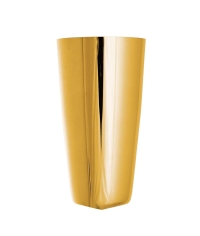 Стакан PP с квадратным дном Золотой глянцевый с черным d=90 500 мл