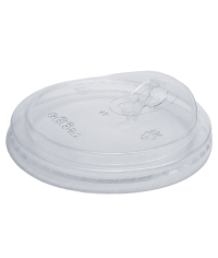 Крышка Veggo с клапаном-питейником Прозрачная d=95 PET